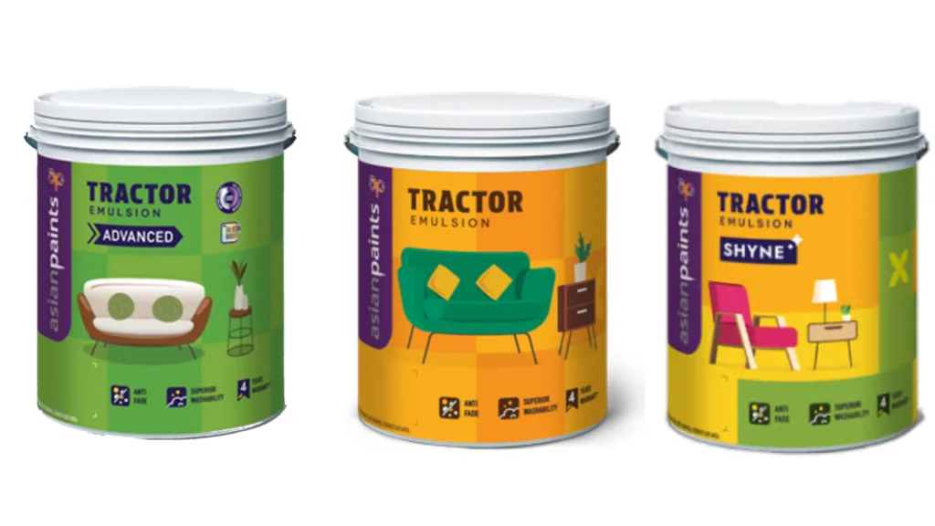 Tractor emulsion paint