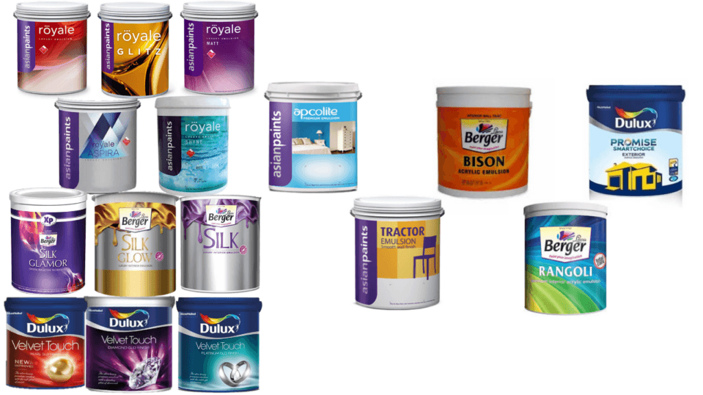 all type plastic paint