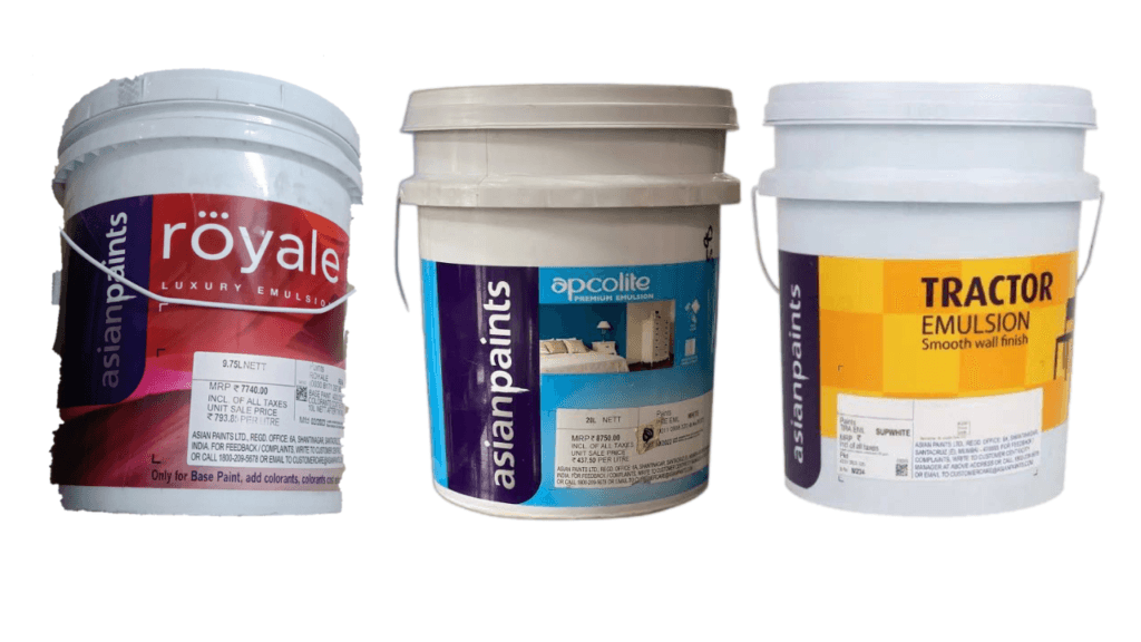 Top 3 Plastic Paints by Asian Paints: