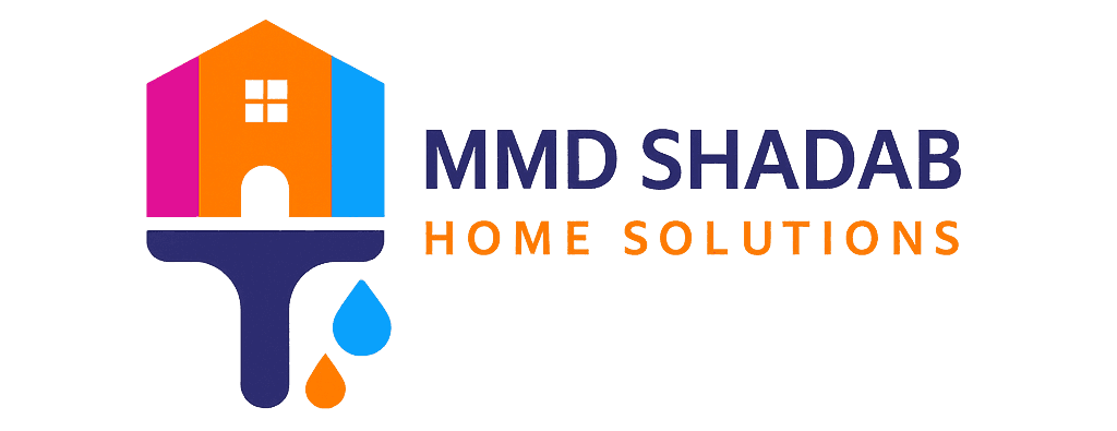 Mmd shadab paint contractor logo